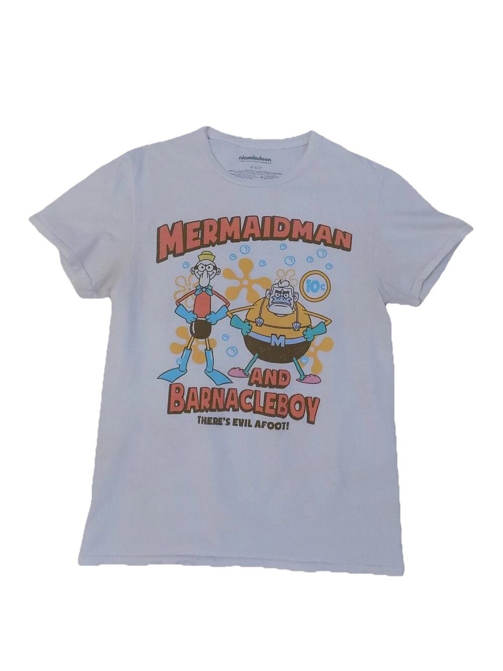 Nickelodeon Mermaidman And Barnacleboy t shirt tee size Small